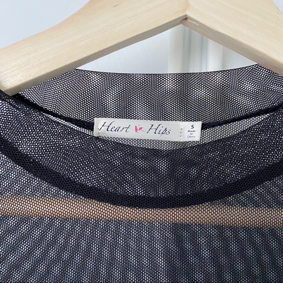 FASHION NOVA Black Mesh Top -Size S (NWOT) - Picture 3 of 4